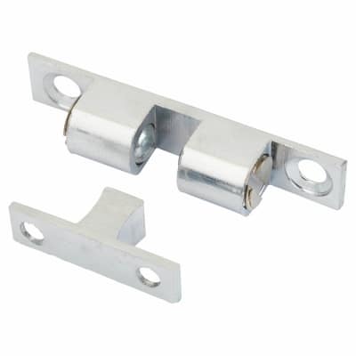 Veel-2 Double Ball Roller Catch - 43 x 8 x 11mm - Polished Chrome - Pack of 5
