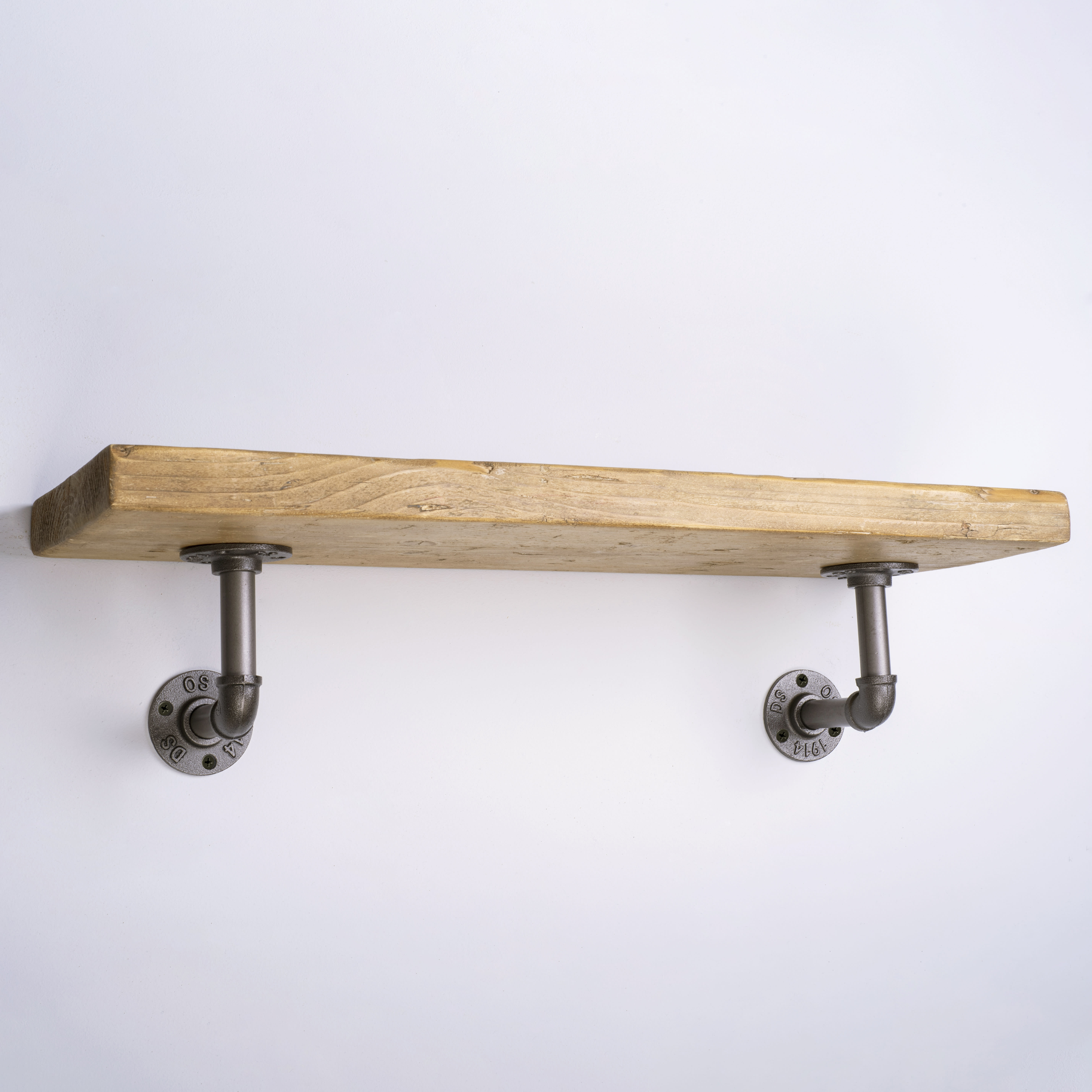 1/2" Pipe Shelf Bracket Kit - Grey - Pack of 2