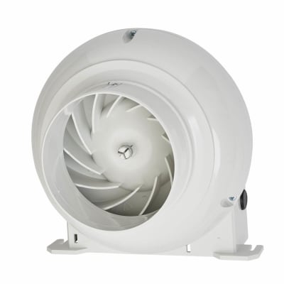 CFD200T Centrifugal Extractor Fan with Timer - 4"/100mm - White