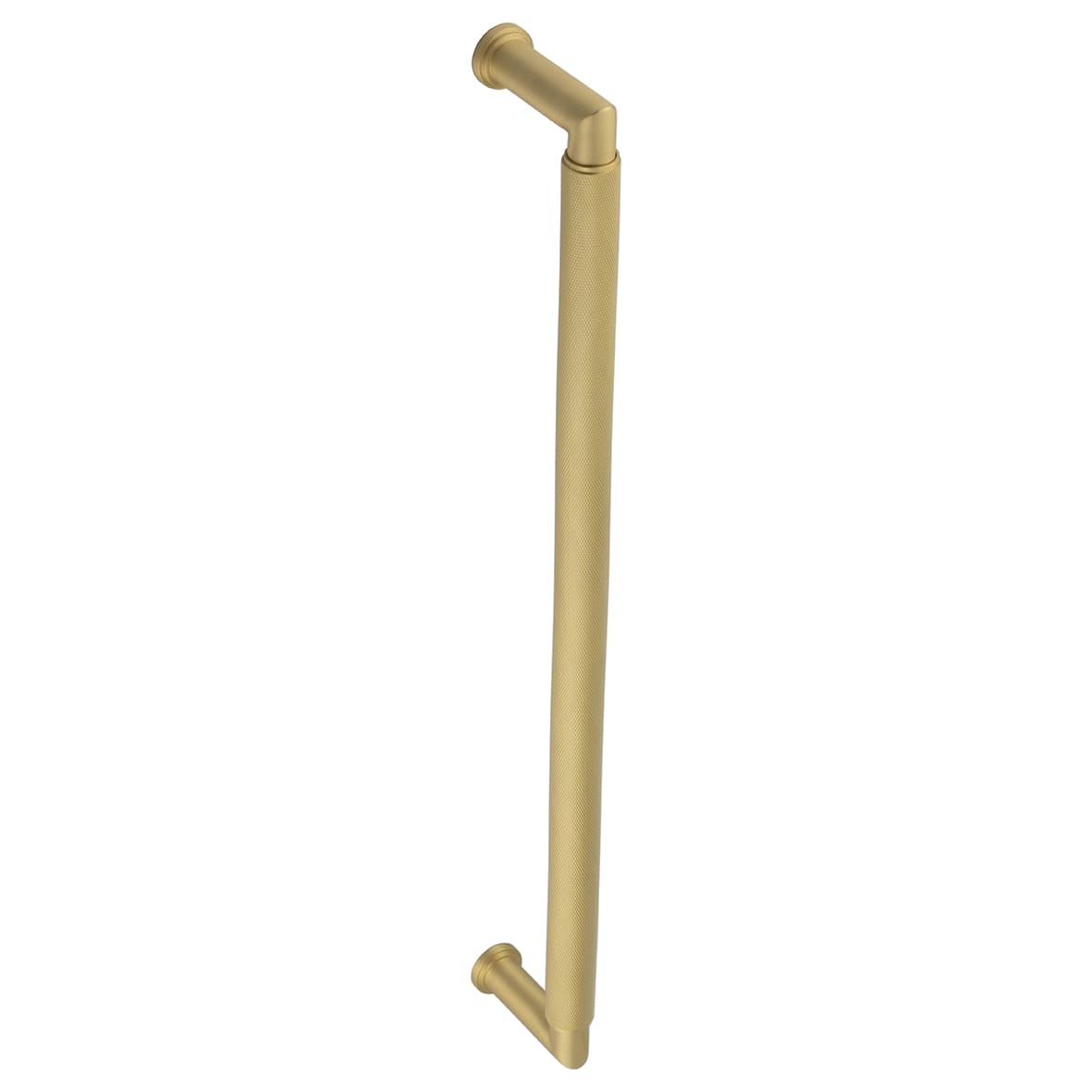 Satin Brass 20mm D-Bar Door Pull Handle - Screw Fix - 425mm c/c - Piccadilly Range