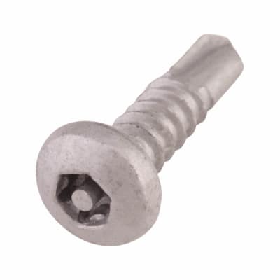 6-Lobe Pin Self Drilling Screws - 8 x 1" - Pan Head - Pack of 100