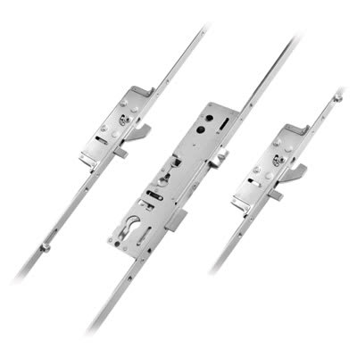 Lockmaster Extendable Multipoint Door Lock - 2 Roller 2 Hook - 35mm Backset - 92mm c/c