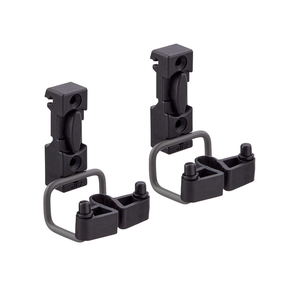 Garage+ Storage Top Track System - Small Tool Holder for Storage Track - Matt Grey - Pack of 2
