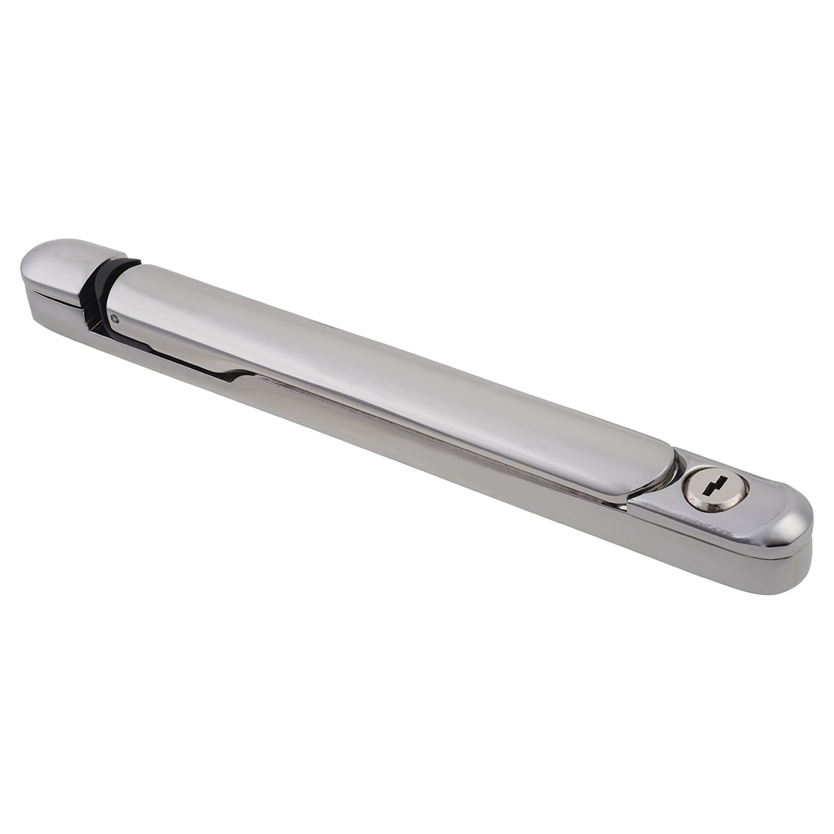 uPVC Inline Espagnolette Locking Multipoint Window Handle - 15mm Spindle - Dual - Pol Chrome