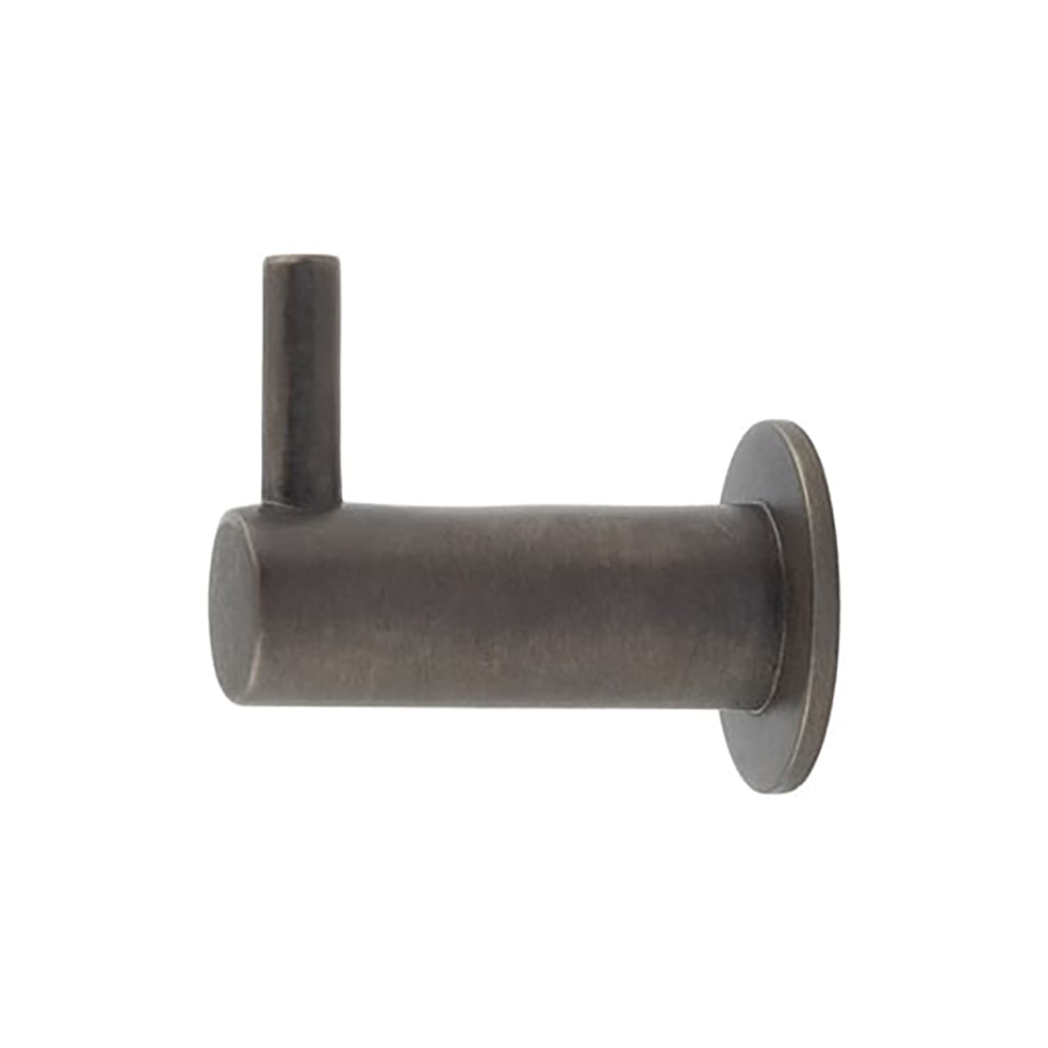 Single Coat Hook - 37 x 24mm - Dark Bronze