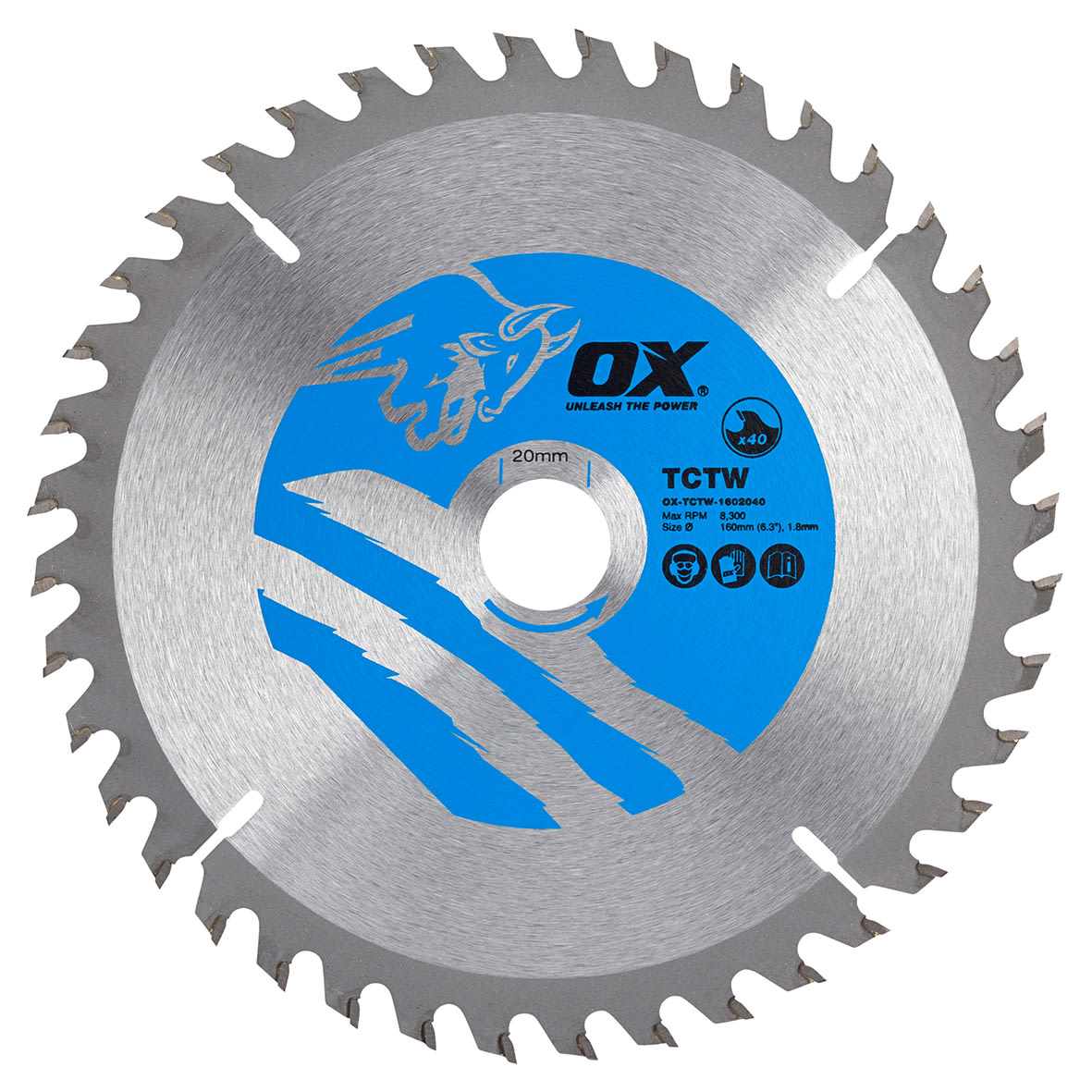 TCT Circular Saw Blade - 160 x 20mm - 40T - Wood