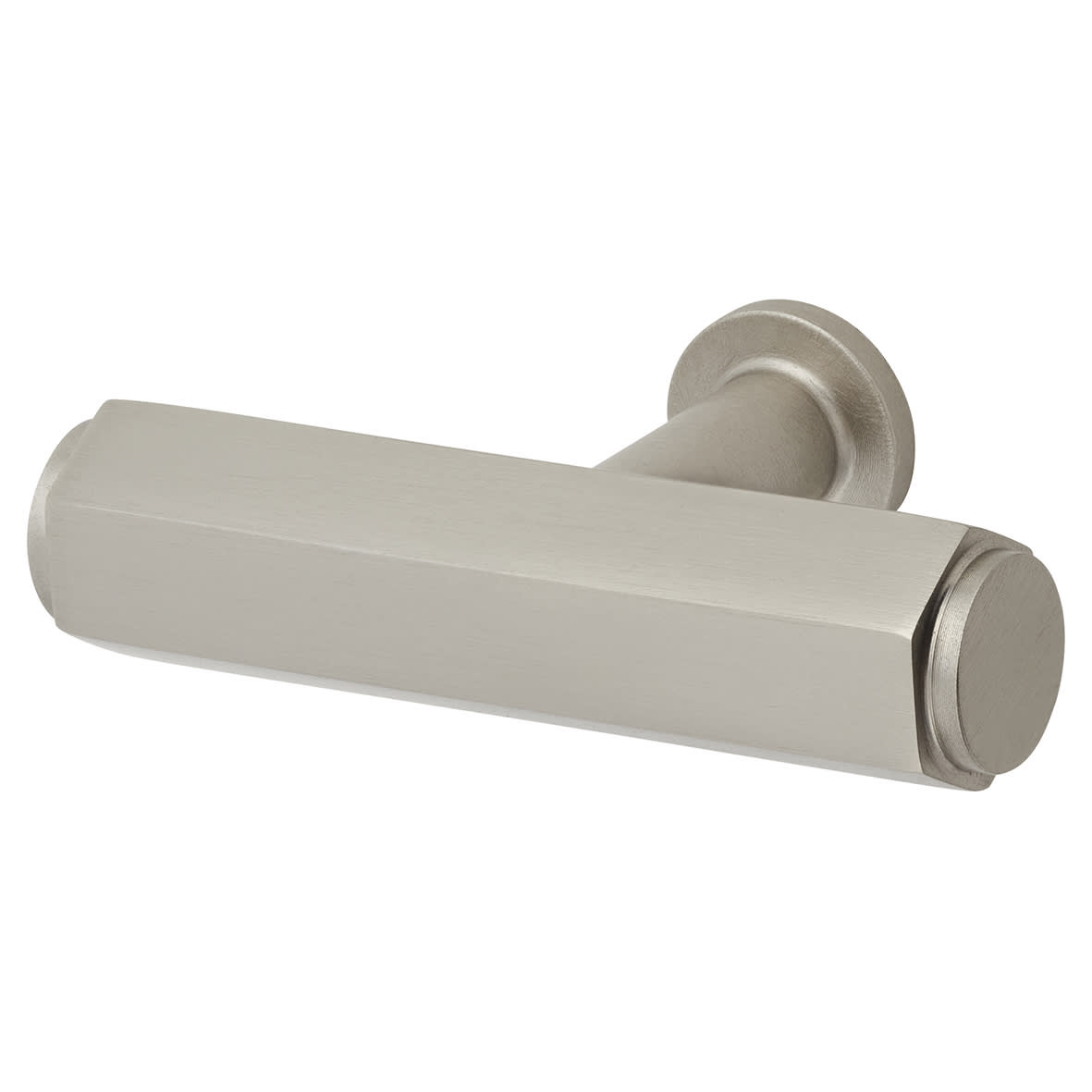 Vesper Hex 14mm T-Bar Cabinet Knob - 55 x 33mm - Satin Nickel