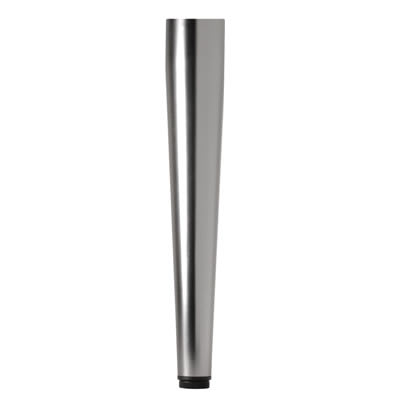 Tapered Adjustable Table Leg - 60 x 710mm - Chrome