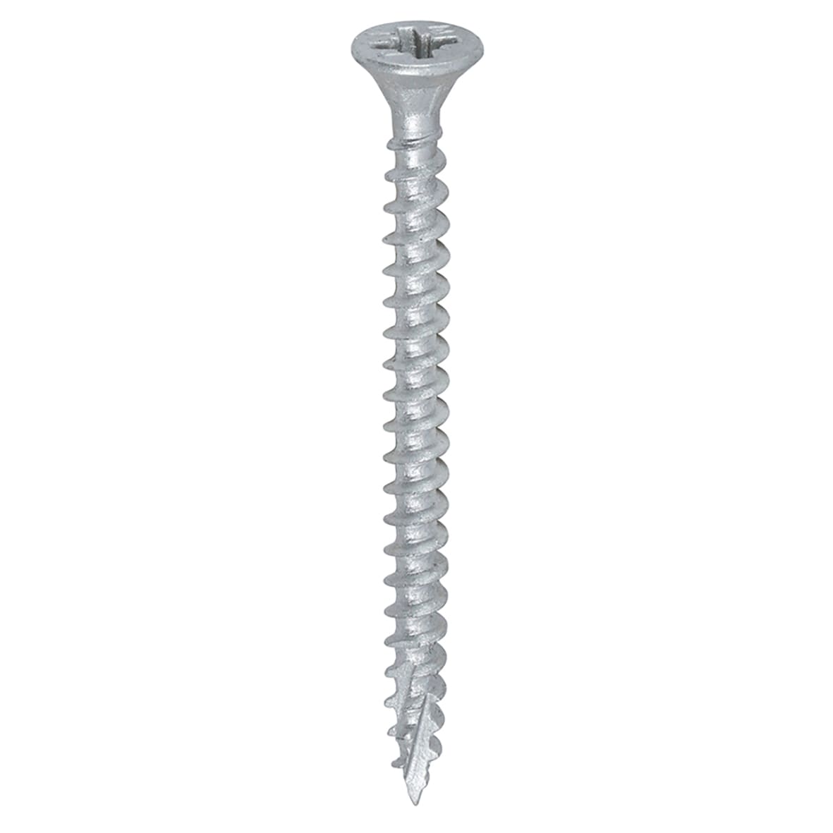 C2 Exterior Pozi Countersunk Wood Screws - 4.0 x 50mm - Silver Organic - Pack of 200
