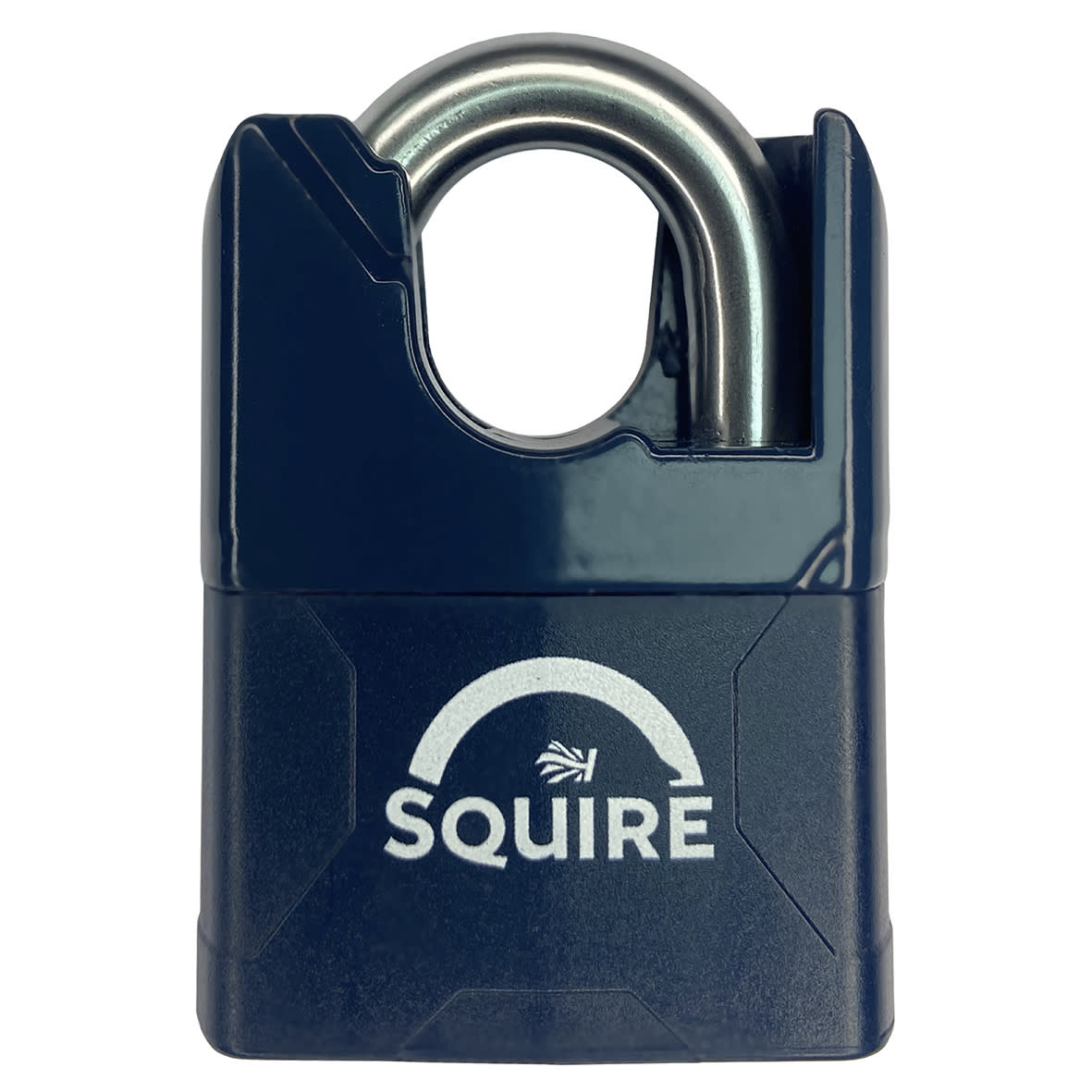 Stronglock Plus 50CS Laminated Steel Closed Shackle Padlock - 55mm Body - 19 x 18mm Shackle - Blue