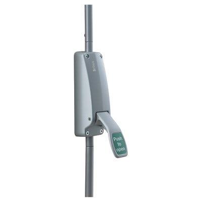 372 Push Pad Bolt - Timber Door - Silver