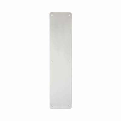 Aluminium Plain Finger Plate - 450 x 100 x 3mm - Satin Anodised