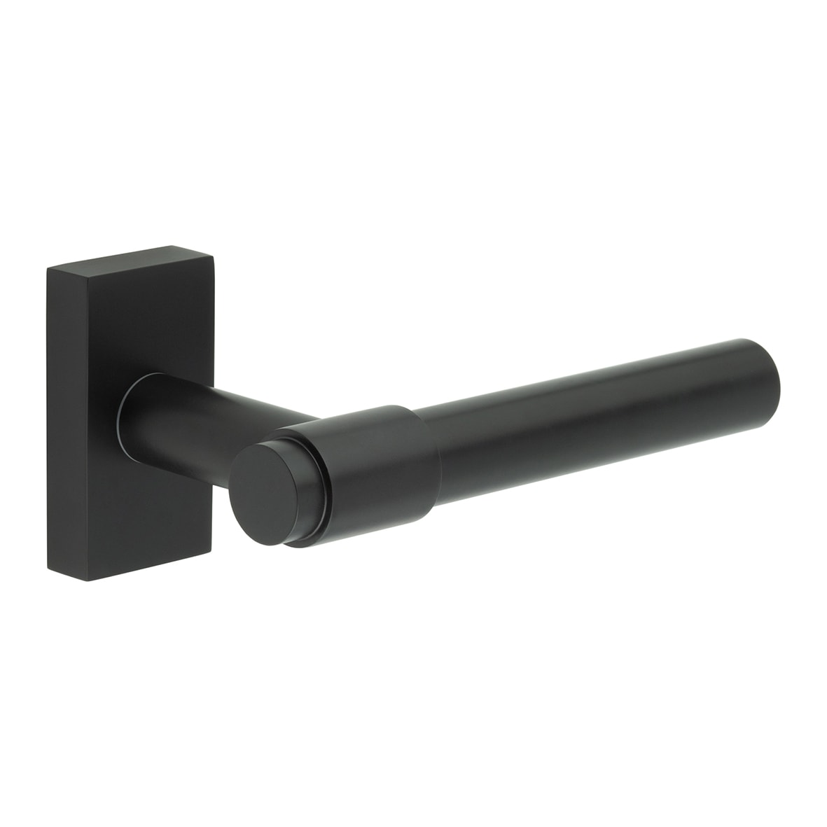 Black uPVC Multipoint Door Handles on Rectangular Rose - CR-103 Range