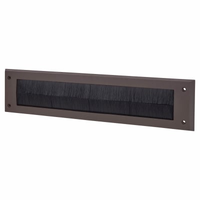 Brush Seal Interior Letter Tidy - 340 x 80mm - Brown
