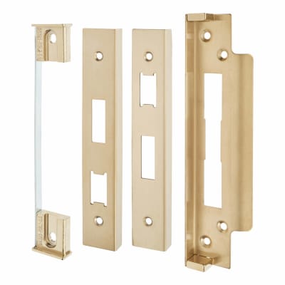 Architectural Rebate Kit for Sashlock - PVD Brass