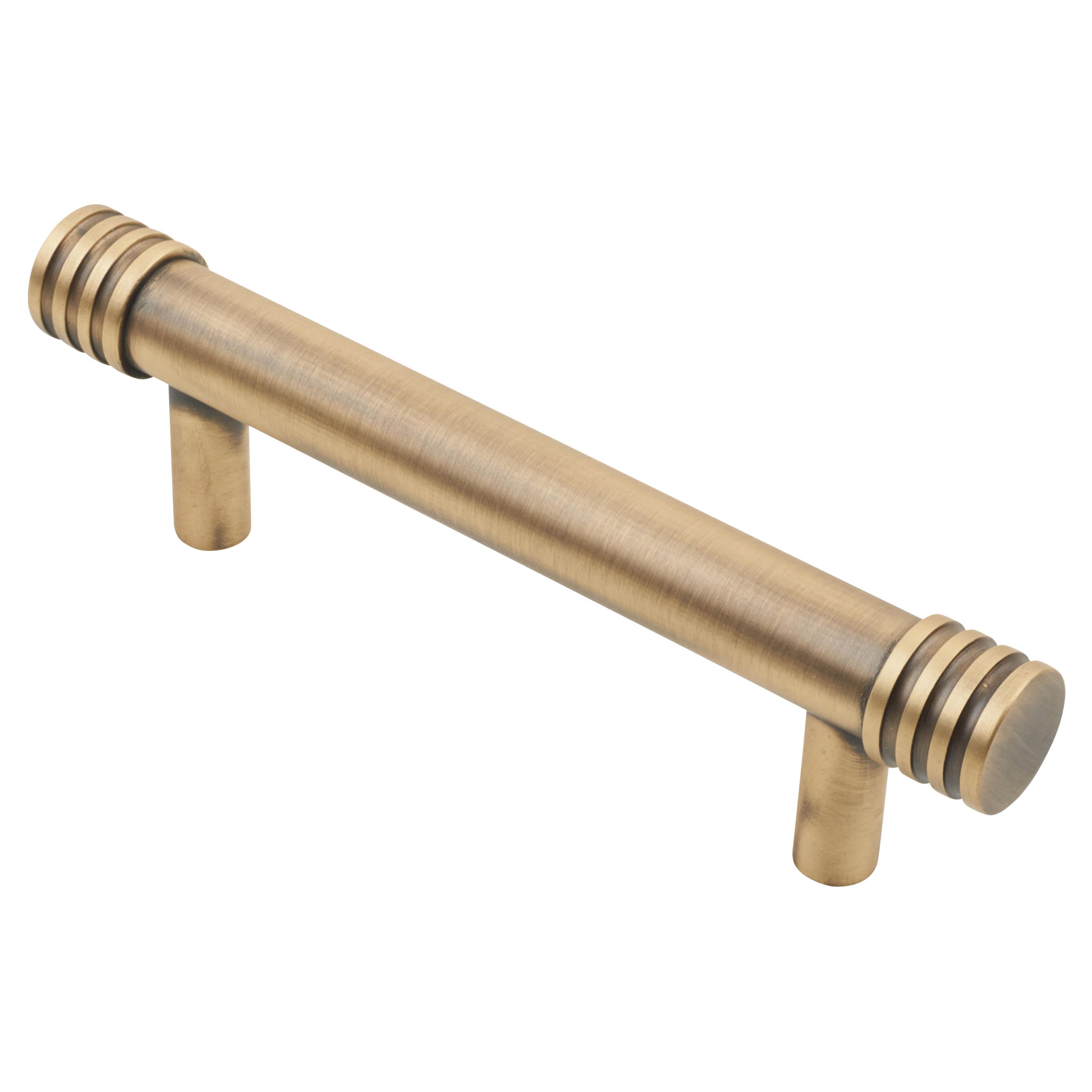 Hoxton Sturt 15mm T-Bar Cabinet Pull Handle - 96mm Centres - Antique Brass