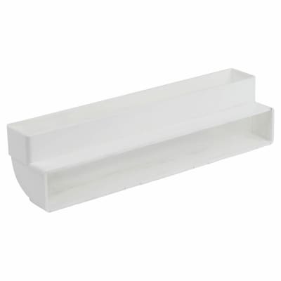 90° Vertical Bend - 225 x 25mm - White