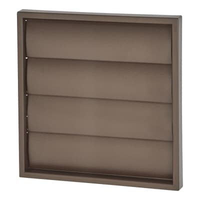 Gravity Wall Grille - 6"/150mm - Brown