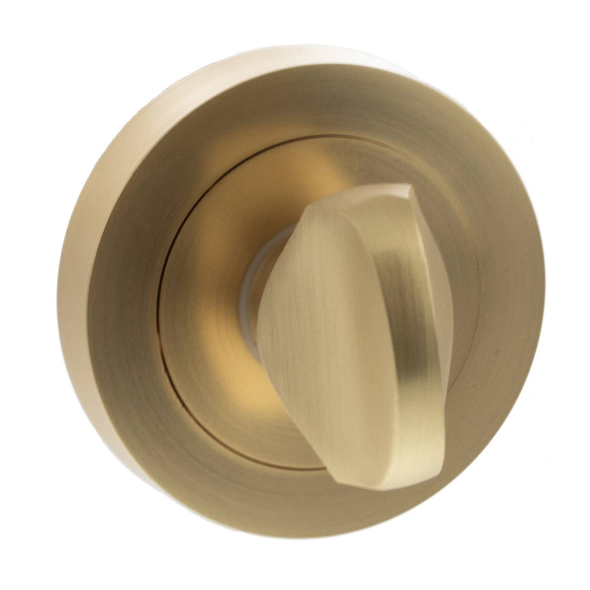 Status Bathroom Turn and Release - 51mm Diameter - Satin Brass