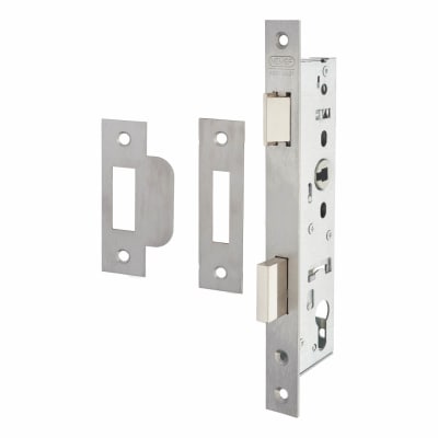 9600 Narrow Style Euro Sashlock - 50mm Case - 35mm Backset - Satin Stainless Steel