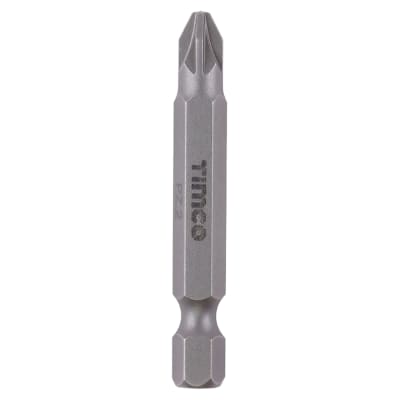 Steel Driver Bits - Pozi - - 50mm Length - Pack of 5