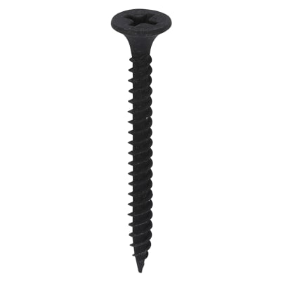 Fine Thread Bugle Head Drywall Screws - 3.5 x 38mm - Dark Grey Phosphate - Pack of 200