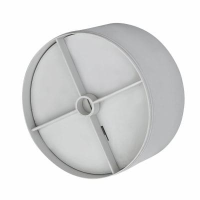 Back Draught Shutter - 6"/150mm - White