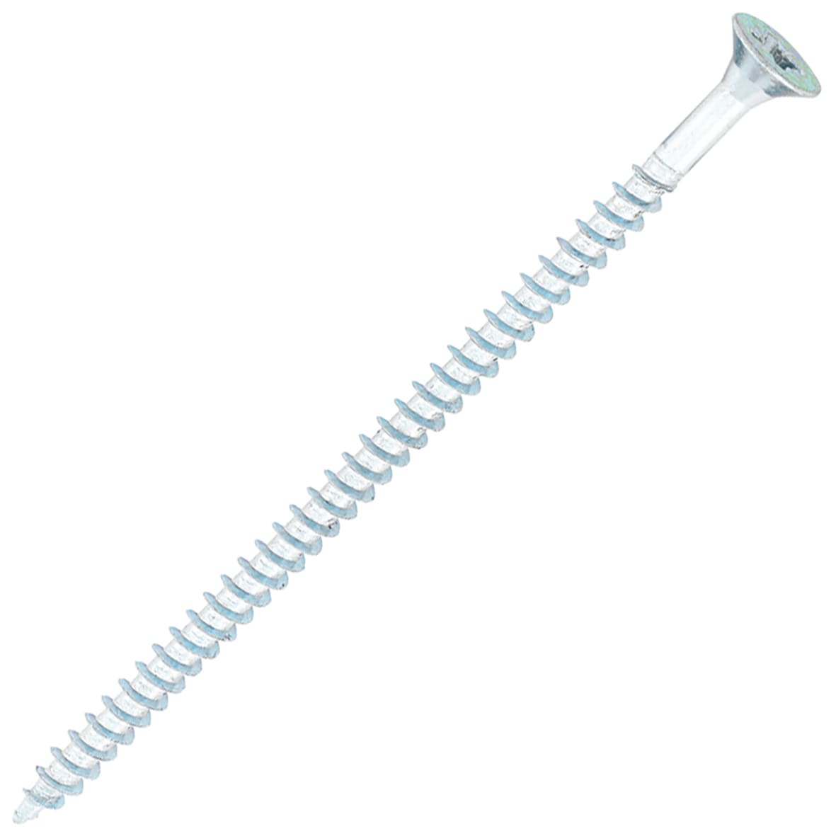 General Purpose Pozi Countersunk Chipboard Wood Screws - 4.0 x 80mm - Zinc Plated - Pk of 200