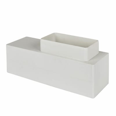 Slimline Air Brick Adaptor - 110 x 54mm - White