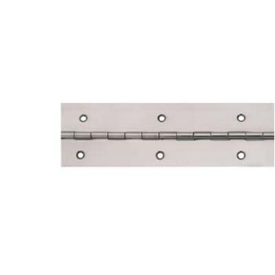 Continuous Piano Hinge - 1800 x 25 x 1mm - Polished Stainless Steel