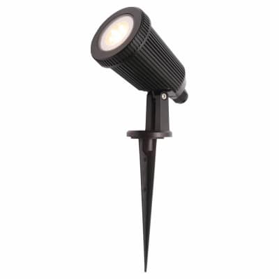 Forum Coast Wells 6W Ground Spike Garden Light - IP65 - Black