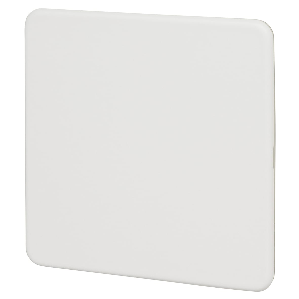 1 Gang Blank Plate - Matt White