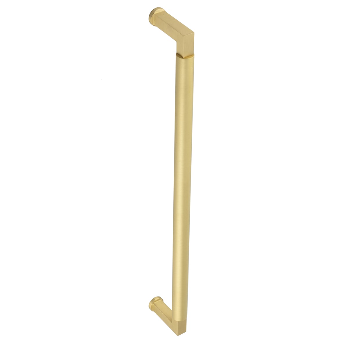 Satin Brass 20mm D-Bar Door Pull Handle - Screw Fix - 425mm c/c - Westminster Range