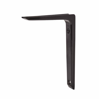 Aluminium Shelf Bracket - 100 x 150mm - Black