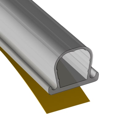 Clear Weather Strip - 6m Length - Transparent