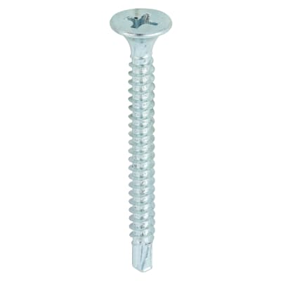 Self Drilling Fine Thread Drywall Screws - 3.5 x 38mm - Zinc - Pack of 1000