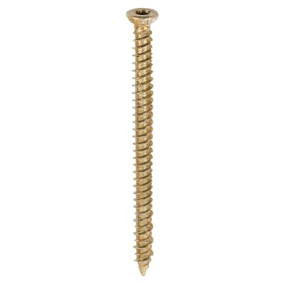 Multi-Fix Screw - Countersunk - Yellow Passivated - 7.5 x 100mm - Pack of 100