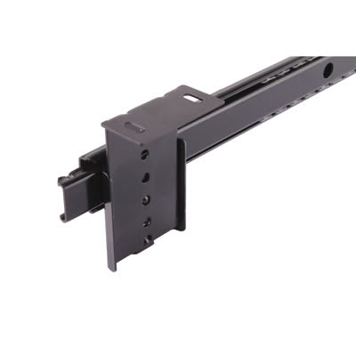 27mm Ball Bearing Keyboard Slide Drawer Runner - Adjustable Height - 350mm Length - Black