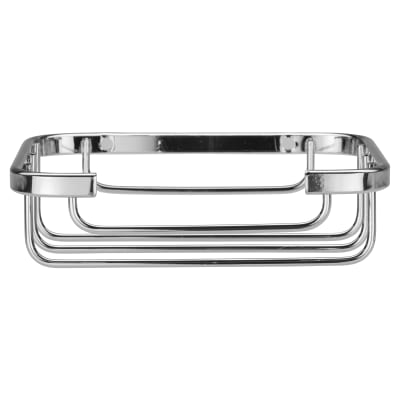 Wirework Small Shower Soap Dish Basket - 35 x 130 x 100mm - Mild Steel