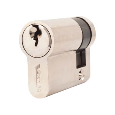 5 Pin 41mm Euro Single Cylinder - 30 + 11mm - Polished Nickel - Keyed to Differ