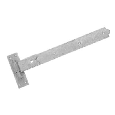 Heavy Duty Hook & Band Gate Hinge - 350 x 37mm - Galvanised - Pair