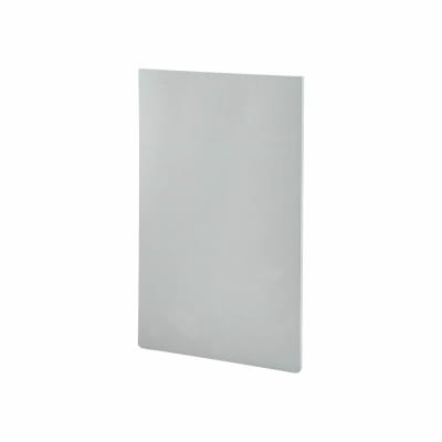 Sabco Base Fix End Cap - 118 x 79mm - Satin Aluminium