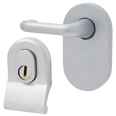 Satin Chrome Cylinder Pull and Disabled Turn for Mortice Nightlatch