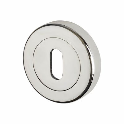 Sorrento Escutcheon - 53mm Diameter - Keyhole - Polished Chrome