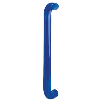 Cobalt Blue Nylon D-Bar Door Pull Handles - Back to Back - 600mm c/c