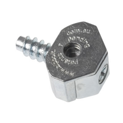 601 Mini KD Open Cut Cabinet Connector - 6 x 30mm