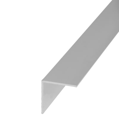 2000mm Aluminium Angle - Equal Sided - 25 x 25 x 1.5mm - Anodised