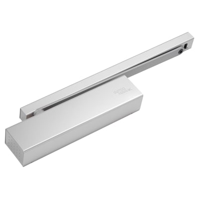 Cam Action Overhead Fire Door Closer - Power Size 2-4 - Push Side Mounting - Silver