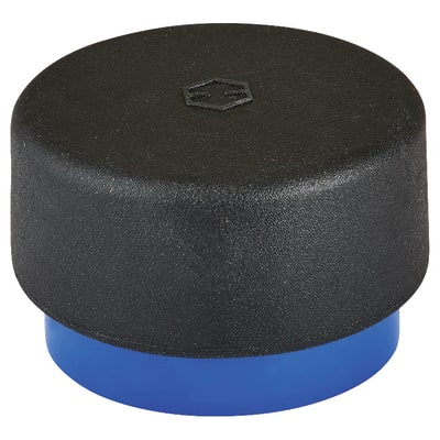 Nylon Floor/Wall Mounted Door Stop - 32 x 20mm - Cobalt Blue
