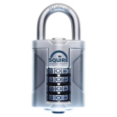 VULCAN COMBI 40 Combination Open Shackle Padlock - 40mm Body - 20 x 17mm Shackle - Blue